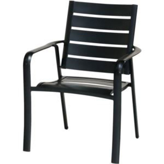 Picture of Cortino All-Weather Commercial-Grade Aluminum Slatted Dining Chair