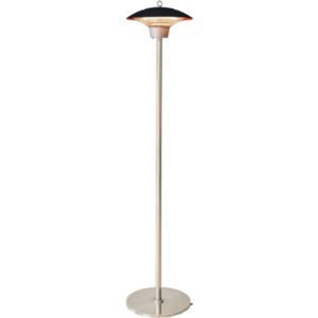 Picture of Electric Halogen Infrared Stand Heat Lamp, Black