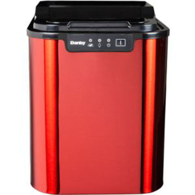 Picture of 2-lb Red Stainless Steel Ice Maker