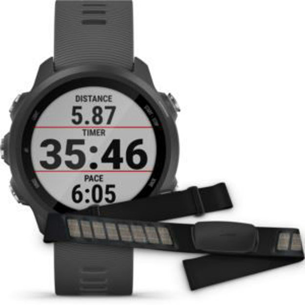 Picture of Forerunner 245 Slate Gray & HRM-Dual chest strap heart rate monitor