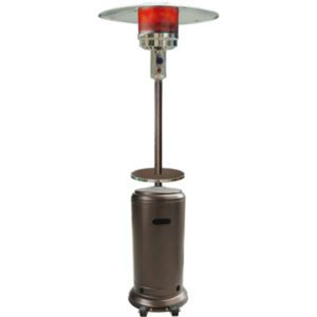 Picture of 7-Ft. Tall 48,000 BTU Propane Umbrella Patio Heater with Wheels for Outdoor Events and Entertaining