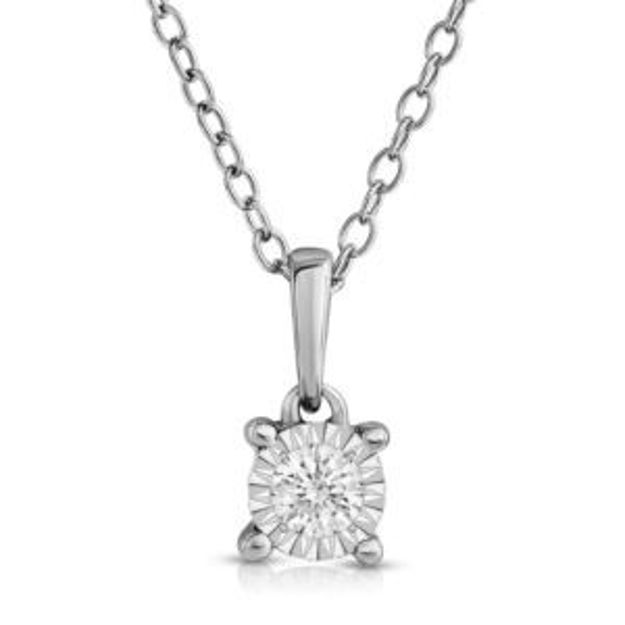 Picture of Diamond Solitaire Necklace .10ct