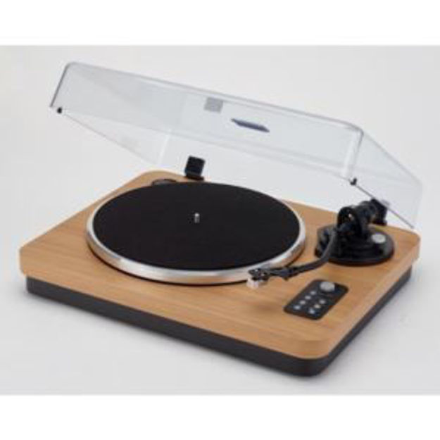 Picture of Retro Bluetooth Turntable, Light Wood