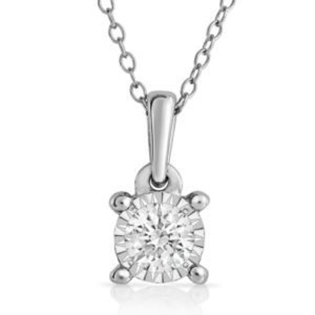 Picture of Diamond Solitaire Necklace .50ct