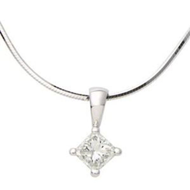 Picture of White Gold .25ct Diamond Necklace