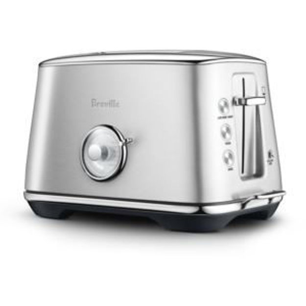 Picture of The Toast Select Luxe 2-Slice Compact Toaster, Brushed Stainless Steel w/ Chrome Accents