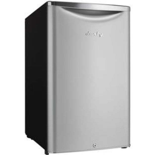 Picture of Contemporary Classic 4.4-Cu. Ft. Compact All Refrigerator in Iridium Silver Steel