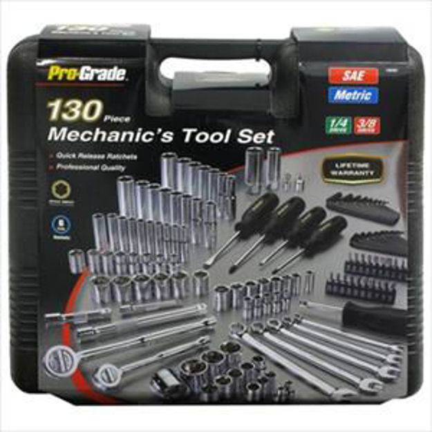 Picture of Pro-Grade 130-Piece Mechanic's Tool Set with Case