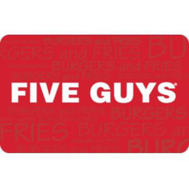 Picture of $100.00 Five Guys eGift