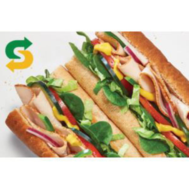 Picture of $75.00 Subway eGift