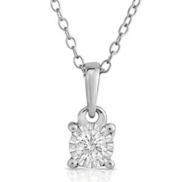 Picture of Diamond Solitaire Necklace .15ct