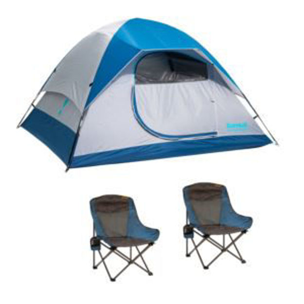 Picture of Tetragon NX 4 Frontcountry Tent plus Lowrider Chairs Package