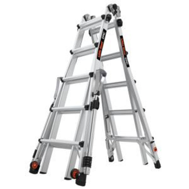 Picture of Epic Model 22 Aluminum Articulated Extendable Type IA Ladder