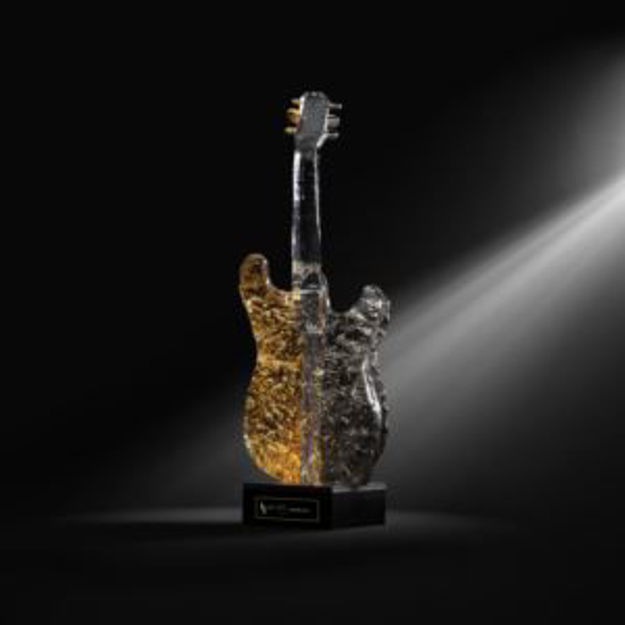 Picture of Elvis P Guitar Burning Love GOLD/Silver