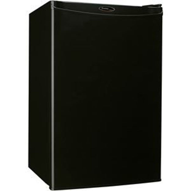 Picture of Designer Energy Star 4.4-Cu. Ft. Counter-High All Refrigerator in Black