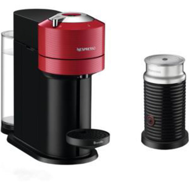 Picture of Vertuo Next Coffee and Espresso Maker in Red plus Aeroccino3 Milk Frother in Black