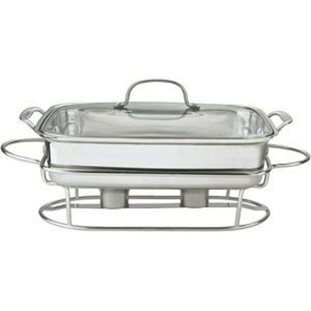Picture of Stainless Steel 12 In. (5 Qt.) Rectangular Buffet Server