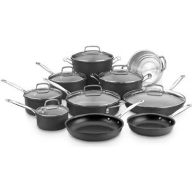 Picture of Chefs Classic Non-Stick Hard Anodized 17-Piece Cookware Set