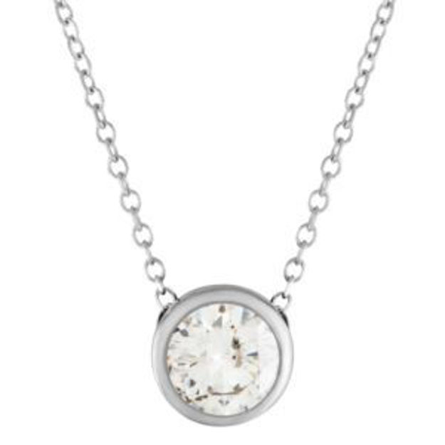 Picture of Diamond Bezel Necklace