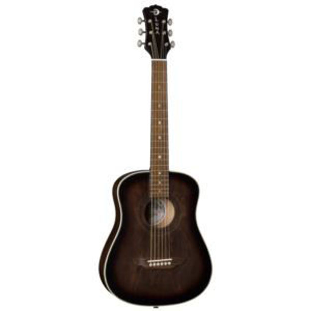 Picture of Safari Art Vintage Travel Acoustic Guitar with Gigbag