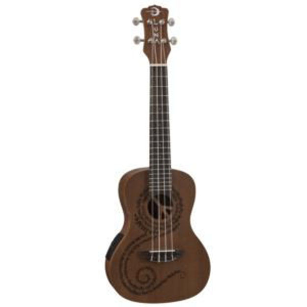 Picture of Maluhia Peace Concert Acoustic Electric Ukulele with Gigbag