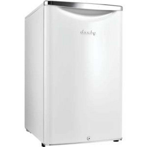 Picture of Contemporary Classic 4.4-Cu. Ft. Compact All Refrigerator in Pearl Metallic White