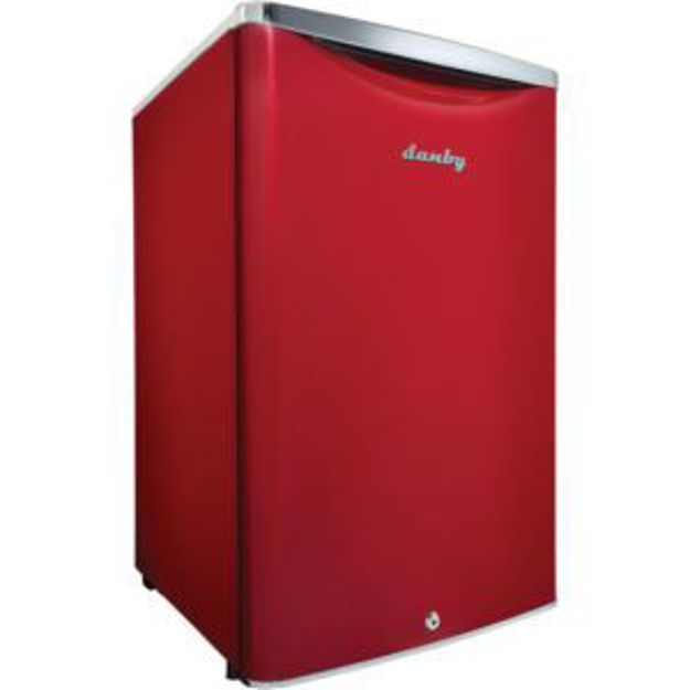 Picture of Contemporary Classic 4.4-Cu. Ft. Compact All Refrigerator in Scarlet Red Metallic