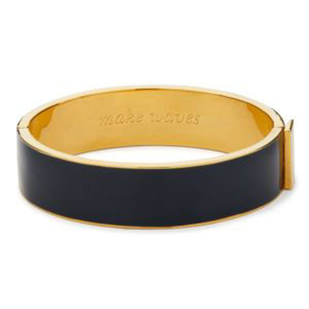 Picture of Idiom Make Waves Hinged Bangle -  Navy