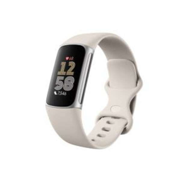Picture of Charge 6 Fitness Tracker Porcelain/Silver Aluminum