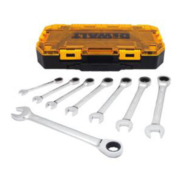 Picture of Tough Box 8pc SAE Ratcheting Wrench Set