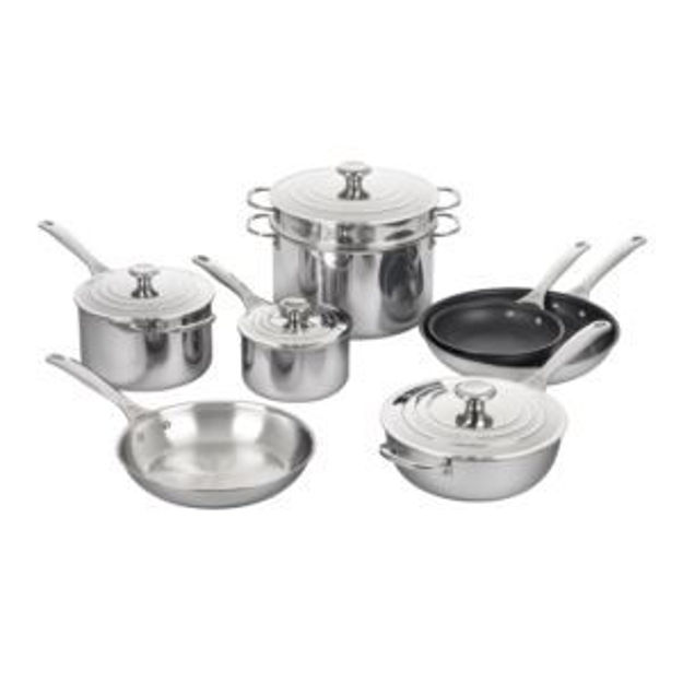 Picture of 12pc Signature Stainless Steel Cookware Set