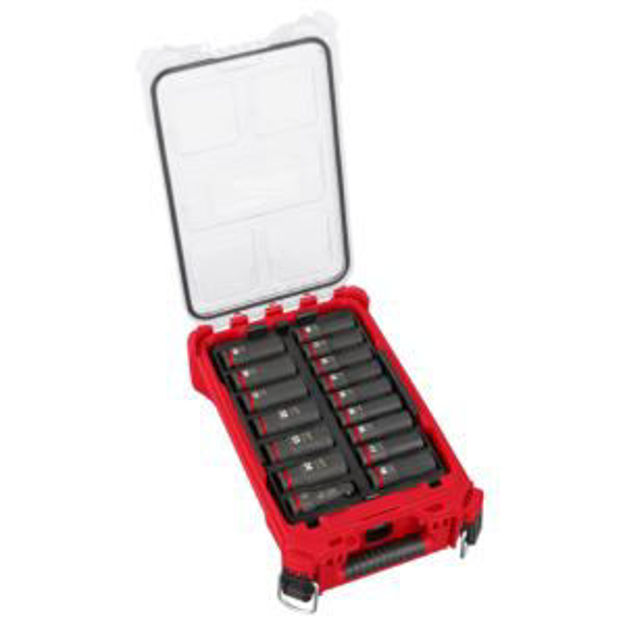 Picture of SHOCKWAVE Impact Duty Socket 1/2" Drive 16pc MM PACKOUT Set