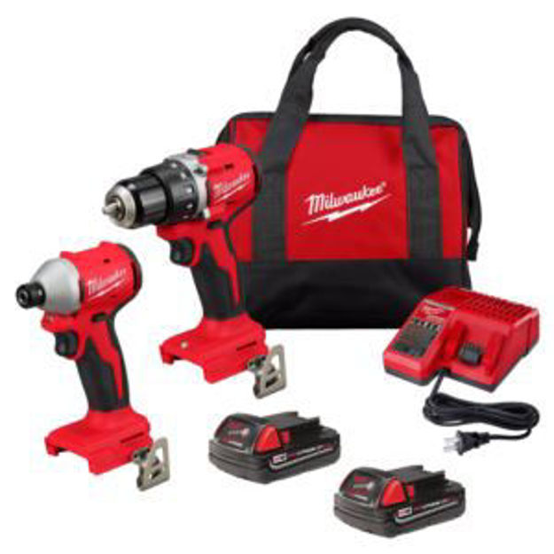 Picture of M18 Compact Brushless 2-Tool Combo Kit - Drill/Driver & Hex Impact Driver