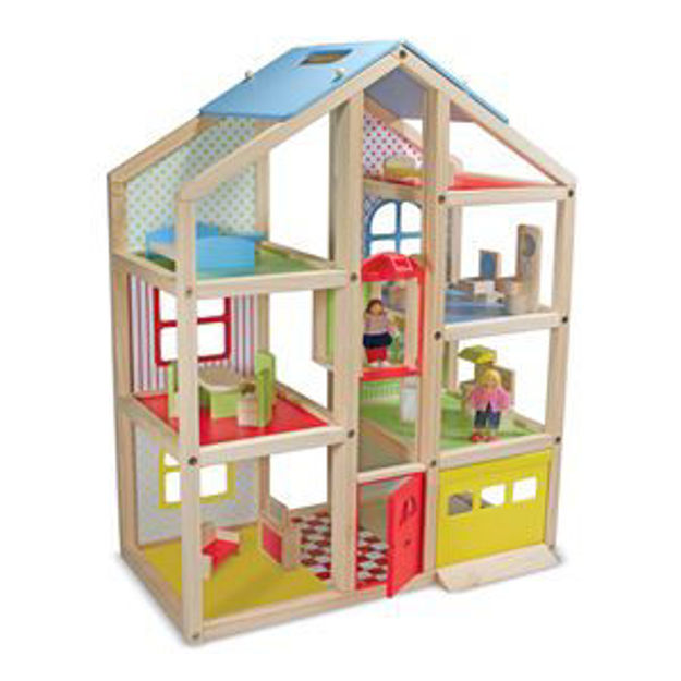Picture of Hi-Rise Wooden Dollhouse Ages 3+ Years