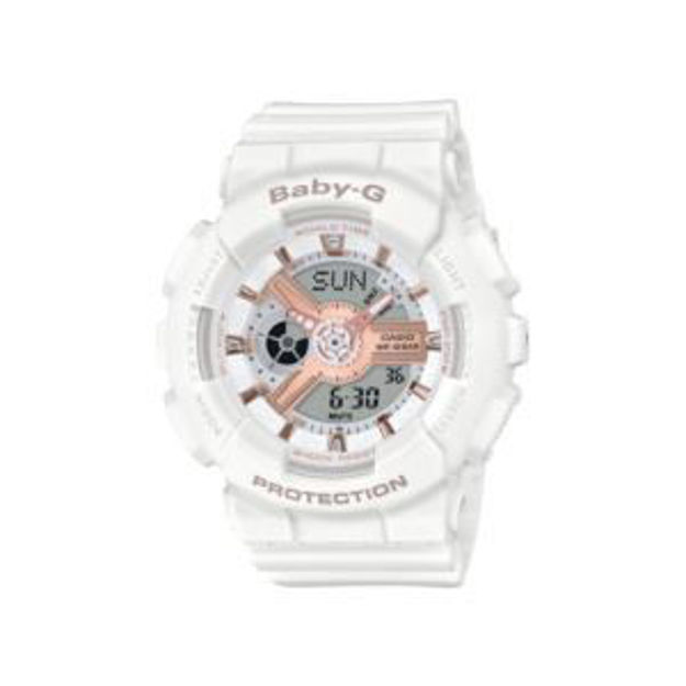 Picture of Ladies Baby-G Analog/Digital White Band Watch Rose Gold