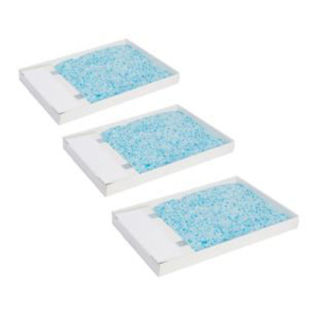 Picture of ScoopFree Disposable Crystal Litter Tray - 3-Pack Blue