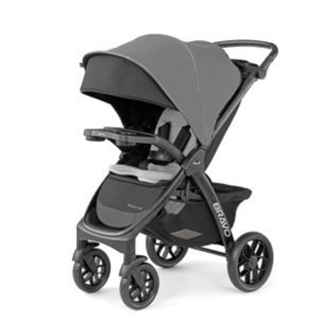 Picture of Bravo LE ClearTex Quick-Fold Stroller Pewter