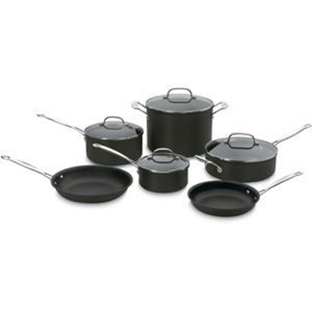 Picture of Chefs Classic Non-Stick Hard Anodized 10-Piece Cookware Set