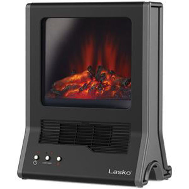 Picture of Ultra Ceramic Fireplace Heater - Black