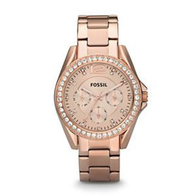 Picture of Ladies Riley Multifunction Rose-Tone Watch Rose Dial
