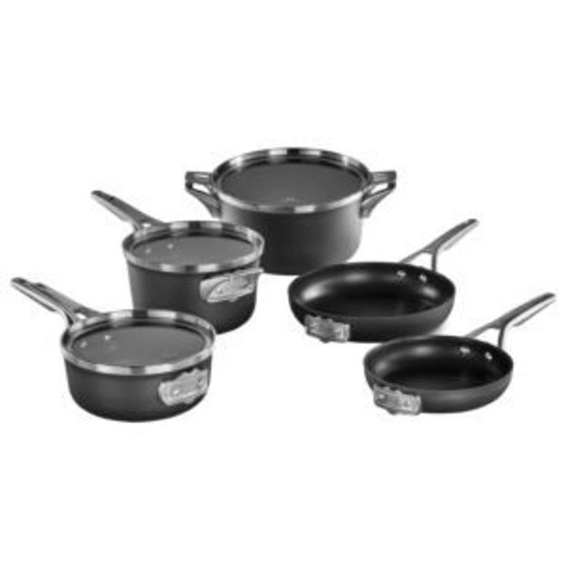 Picture of Calphalon Premier Space Saving 8 Pc Hard Anodized Nonstick Cookware Set