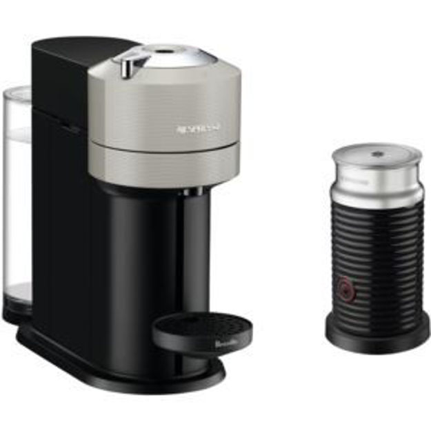 Picture of Vertuo Next Coffee and Espresso Maker in Light Gray plus Aeroccino3 Milk Frother in Black