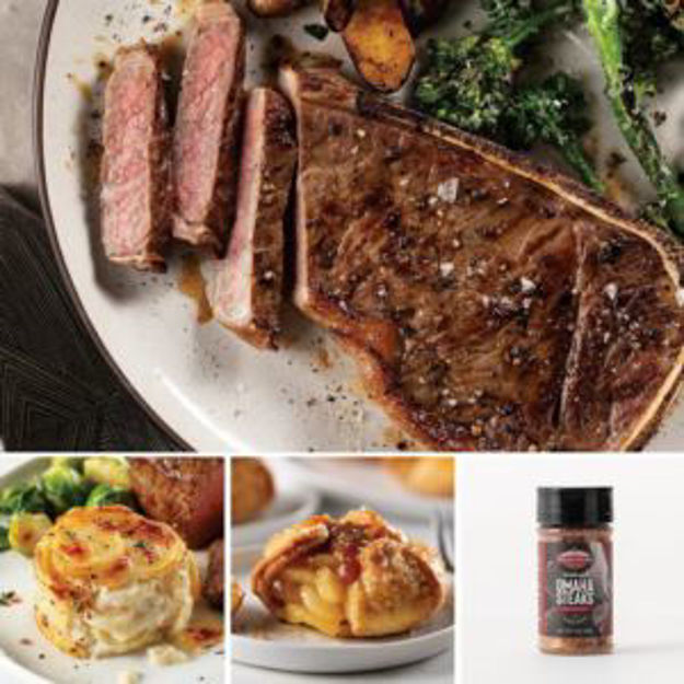 Picture of Bone-In New York Strip Dinner for 4