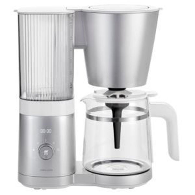 Picture of Enfinigy 12 Cup Drip Coffeemaker w/ Glass Carafe Silver