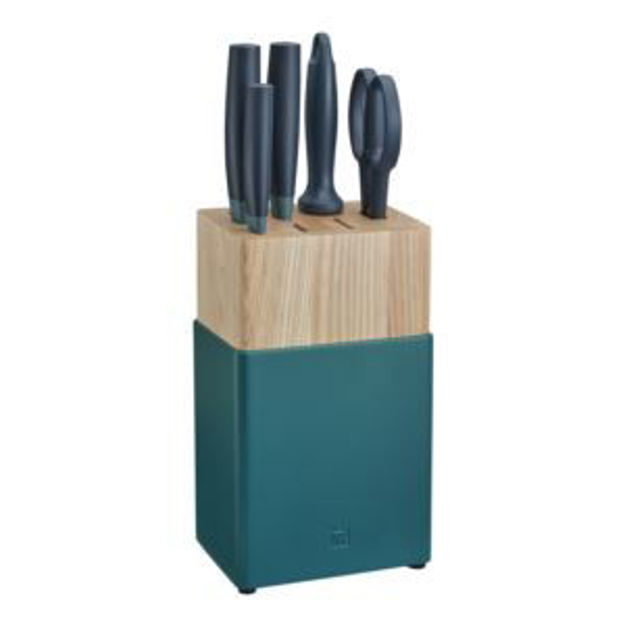 Picture of Zwilling NOW 6pc Knife Block Set Blueberry Blue