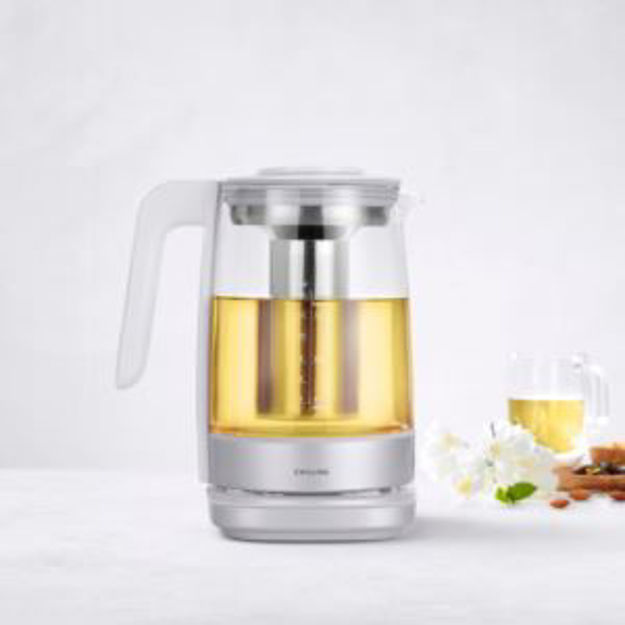 Picture of Enfinigy 1.7L Glass Kettle Silver/White