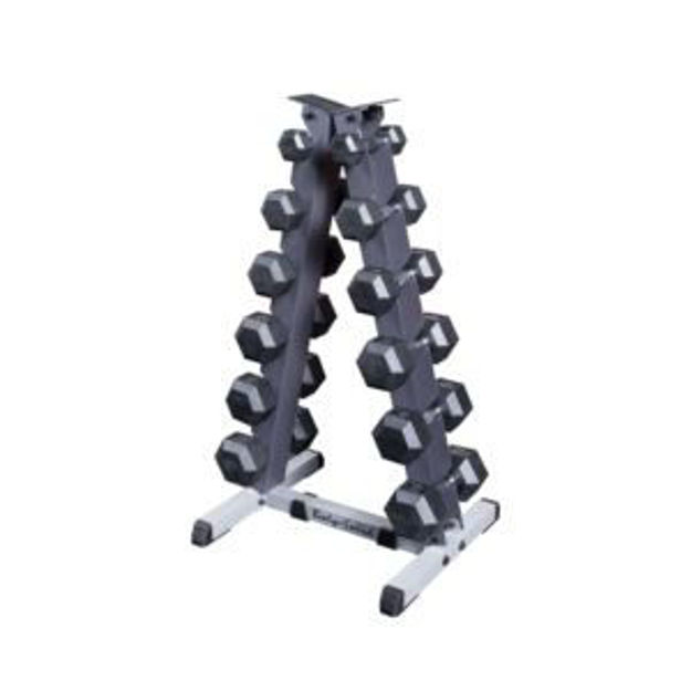 Picture of Vertical Dumbbell Rack and Dumbbells