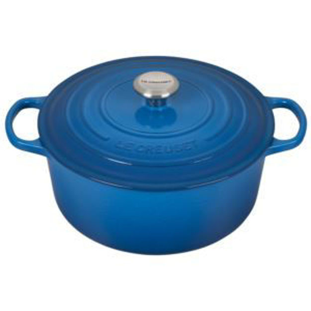 Picture of 7.25qt Signature Cast Iron Round Dutch Oven Marseille