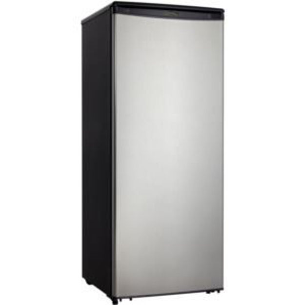 Picture of Designer 11-Cu. Ft. All Refrigerator with Black Sides with Spotless Steel Door