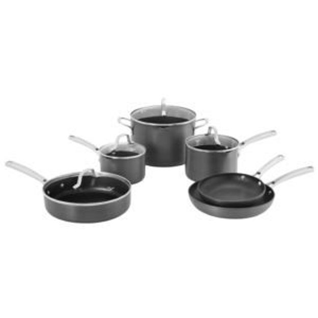 Picture of Calphalon Classic Hard Anodized Nonstick 10 Pc Cookware Set